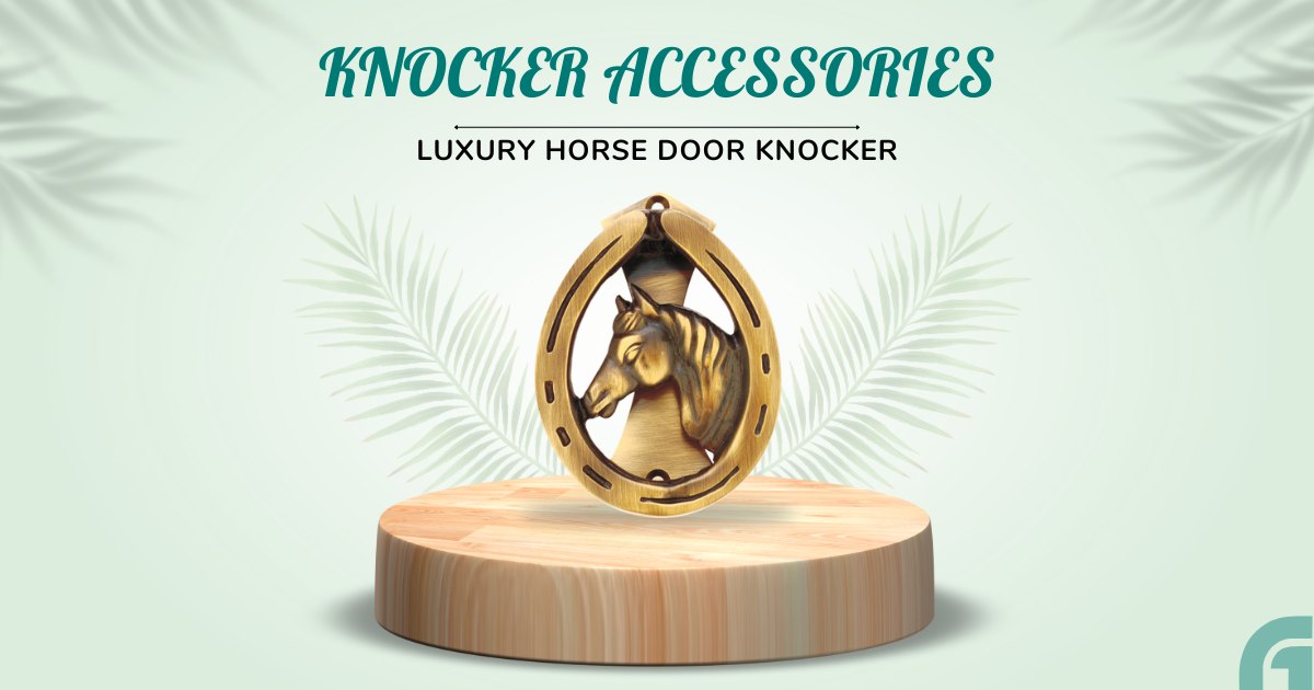Alloytek - Add a Regal Touch to Your Home with a Horse Door Knocker