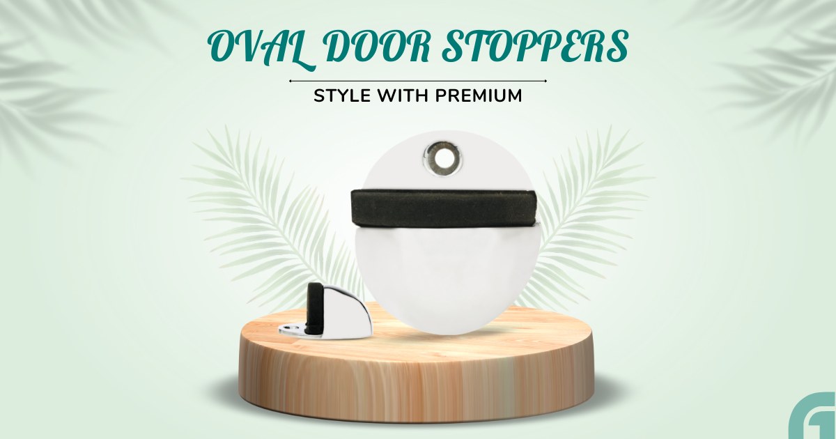 Alloytek - Add Stability and Style with Premium Oval Door Stoppers