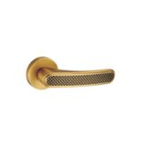 Alloytek - AVINYA Zinc Door Handle Combo Set with 60mm Pin Cylinder Lock & Knob