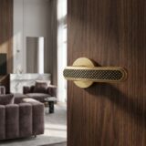 Alloytek - AVINYA Zinc Door Handle Combo Set with 60mm Pin Cylinder Lock & Knob