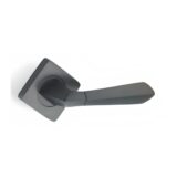 Alloytek - BERMUDA Brass Door Handle Combo Set with 60mm Pin Cylinder Lock & Knob
