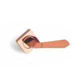 Alloytek - BERMUDA Brass Door Handle Combo Set with 60mm Pin Cylinder Lock & Knob