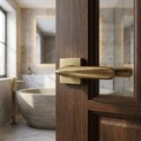 Alloytek - Belta Zinc Door Handle Combo Set with 60mm Pin Cylinder Lock & Knob
