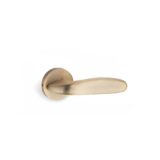 Alloytek - Bolt Rose Brass Door Handle Combo Set with 60mm Pin Cylinder Lock & Knob