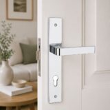 Alloytek - Brio Zinc Door Handle Set Premium Designer Main Door Handle & Lock Collection