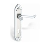 Alloytek - Cambridge Brass Door Handle Collection with Lock & Latch