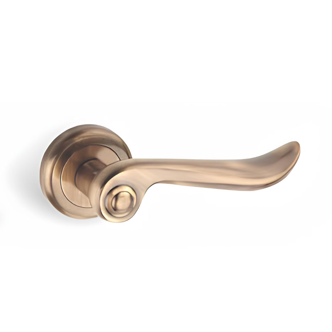 Alloytek - Cambridge Brass Door Handle Collection with Lock & Latch-5 Alloytek - Cambridge Brass Door Handle Collection with Lock & Latch