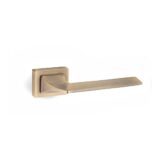 Alloytek - Cinthia Brass Door Handle Combo Set with 60mm Pin Cylinder Lock & Knob