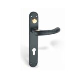 Alloytek - Cobra Brass Door Handle Collection with Lock & Bathroom Handle