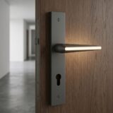Alloytek - Compact Zinc Door Handle Collection with Lock & Latch