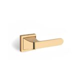 Alloytek - Curvv Zinc Door Handle Combo Set with 60mm Pin Cylinder Lock & Knob