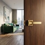 Alloytek - Curvv Zinc Door Handle Combo Set with 60mm Pin Cylinder Lock & Knob