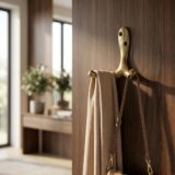 Alloytek - DHB715 Brass Double Hook Premium Wall Mounted Double Robe Hook for Bathroom & Wardrobe