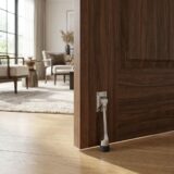 Alloytek - DSB700 Heavy Duty Brass Door Stopper Premium Floor Mounted Door Stop with Rubber Buffer