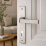 Alloytek - Grammy Premium Zinc Door Handle Set Luxury Mortise & Rose Handle for Main & Internal Doors