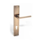 Alloytek - Jade Brass Door Handle Collection with Lock & Latch