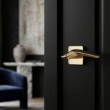 Alloytek - LEEF Brass Door Handle Combo Set with 60mm Pin Cylinder Lock & Knob