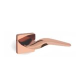 Alloytek - LEEF Brass Door Handle Combo Set with 60mm Pin Cylinder Lock & Knob