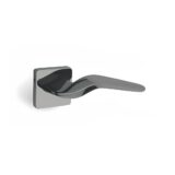Alloytek - LEEF Brass Door Handle Combo Set with 60mm Pin Cylinder Lock & Knob