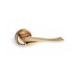 Alloytek - Madrid Brass Door Handle Combo Set with 60mm Pin Cylinder Lock & Knob