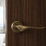 Alloytek - Madrid Brass Door Handle Combo Set with 60mm Pin Cylinder Lock & Knob