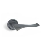 Alloytek - Madrid Brass Door Handle Combo Set with 60mm Pin Cylinder Lock & Knob