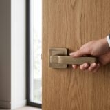 Alloytek - Miraj Brass Door Handle Collection with Lock & Latch