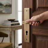 Alloytek - Montana Rose Lever Handle Door Lock Set with Plate