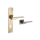 Alloytek - Montana Rose Lever Handle Door Lock Set with Plate