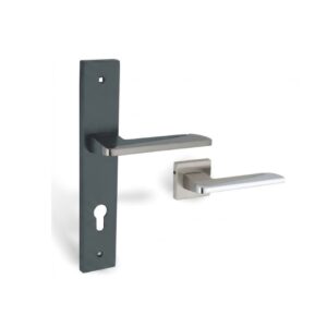 Alloytek - Octavia Zinc Door Handle Collection with Lock & Latch