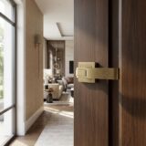 Alloytek - Olive Zinc Door Handle Collection with Lock & Latch