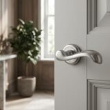 Alloytek - Penta Brass Door Handle Collection with Lock & Latch Options