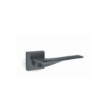 Alloytek - Petra Brass Door Handle Combo Set with 60mm Pin Cylinder Lock & Knob