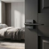 Alloytek - Petra Brass Door Handle Combo Set with 60mm Pin Cylinder Lock & Knob