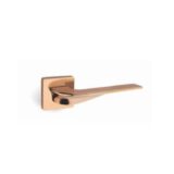 Alloytek - Petra Brass Door Handle Combo Set with 60mm Pin Cylinder Lock & Knob