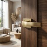 Alloytek - Root Zinc Door Handle Set Premium Designer Main Door Handle & Lock Collection