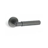 Alloytek - Rose Handle Rose Handle Baby Latch with 60mm Key Pin Cylinder & Knob Lock (QUARTZ)