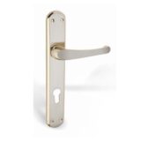 Alloytek - Saphire Brass Door Handle Collection with Lock & Latch