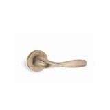 Alloytek - Shark Rose Brass Door Handle Combo Set with 60mm Pin Cylinder Lock & Knob