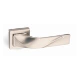 Alloytek - Sierra Zinc Door Handle Combo Set with 60mm Pin Cylinder Lock & Knob