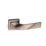 Alloytek - Sierra Zinc Door Handle Combo Set with 60mm Pin Cylinder Lock & Knob