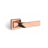 Alloytek - Sierra Zinc Door Handle Combo Set with 60mm Pin Cylinder Lock & Knob