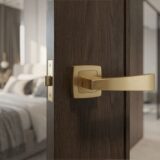 Alloytek - Sydney Brass Door Handle Collection with Lock & Latch