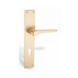 Alloytek - Wind Brass Door Handle Collection with Lock & Latch