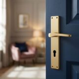 Alloytek - Wind Brass Door Handle Collection with Lock & Latch
