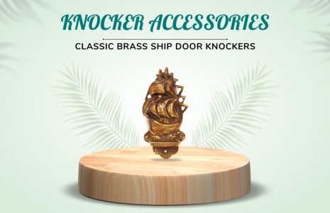 Alloytek - Classic Brass Ship Door Knockers for Elegant Entrances